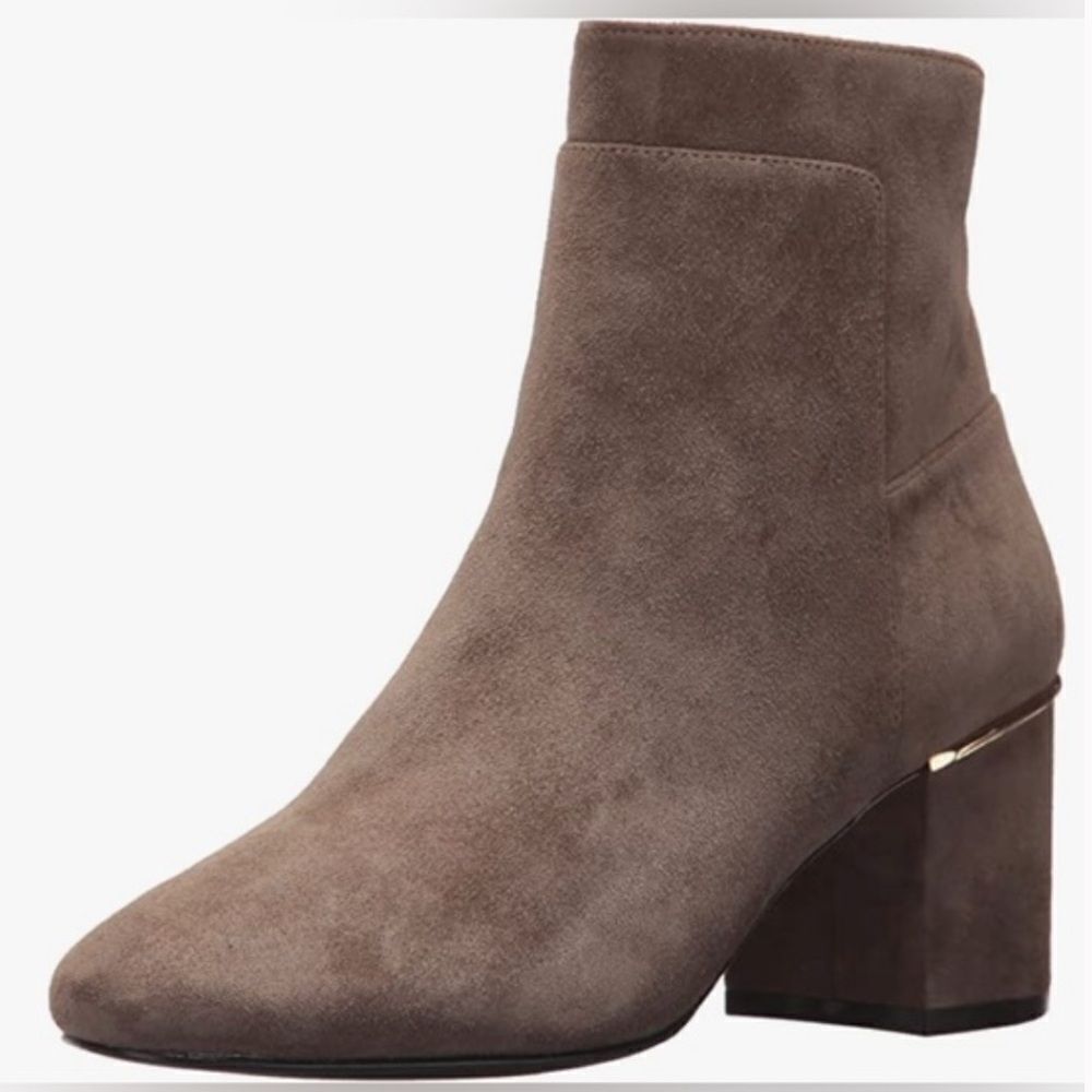 Cole Haan Arden Grand Bootie in Morel Suede real leather grey size‎ 11 B boots